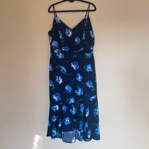 Banana Republic NWOT size 14 pansy midi dress